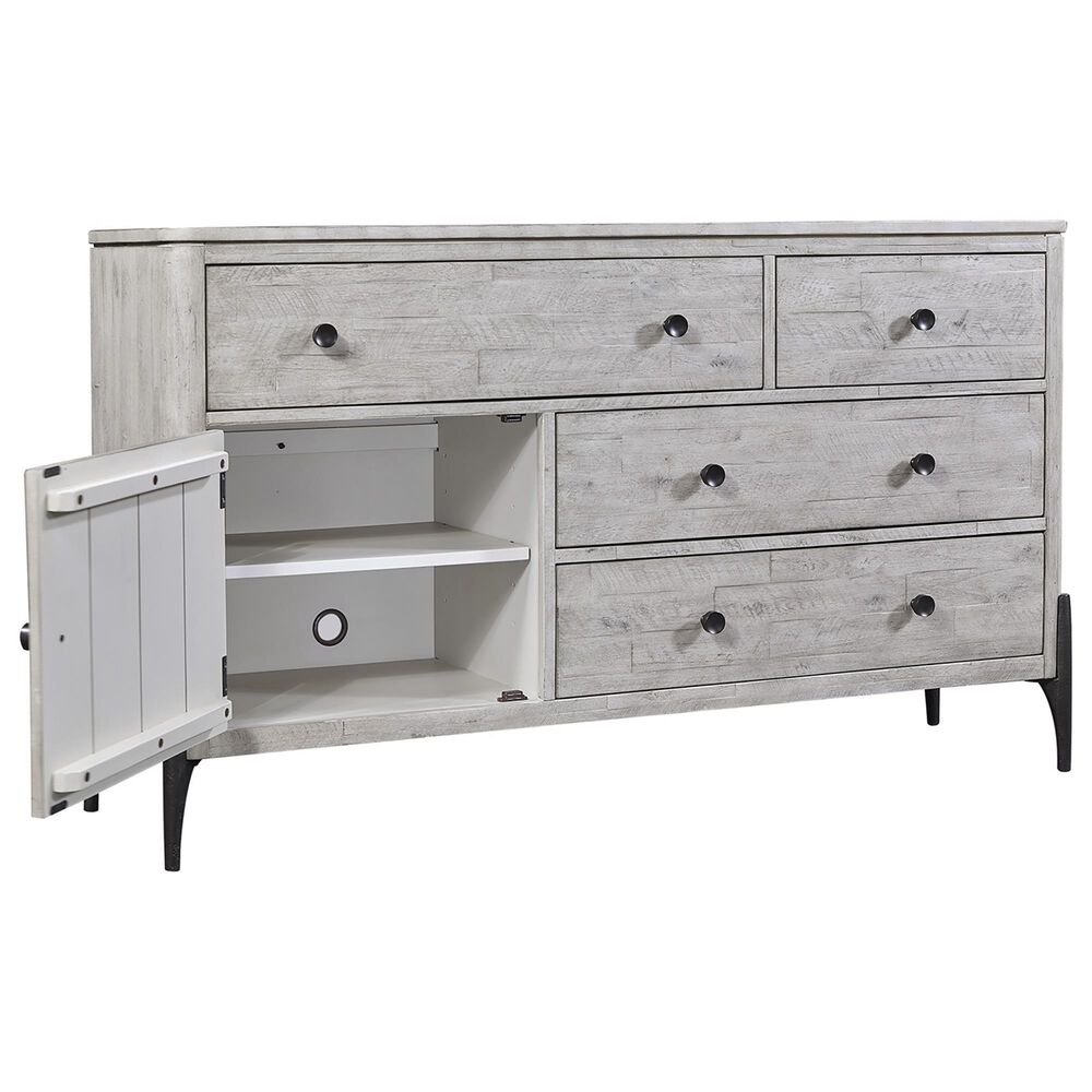 Riva Ridge Zane 4-Drawer Dresser in Parchment, , large