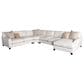 Jonathan Louis Harris 4-Piece Right Facing Stationary Sectional in Esber Pearl, , large