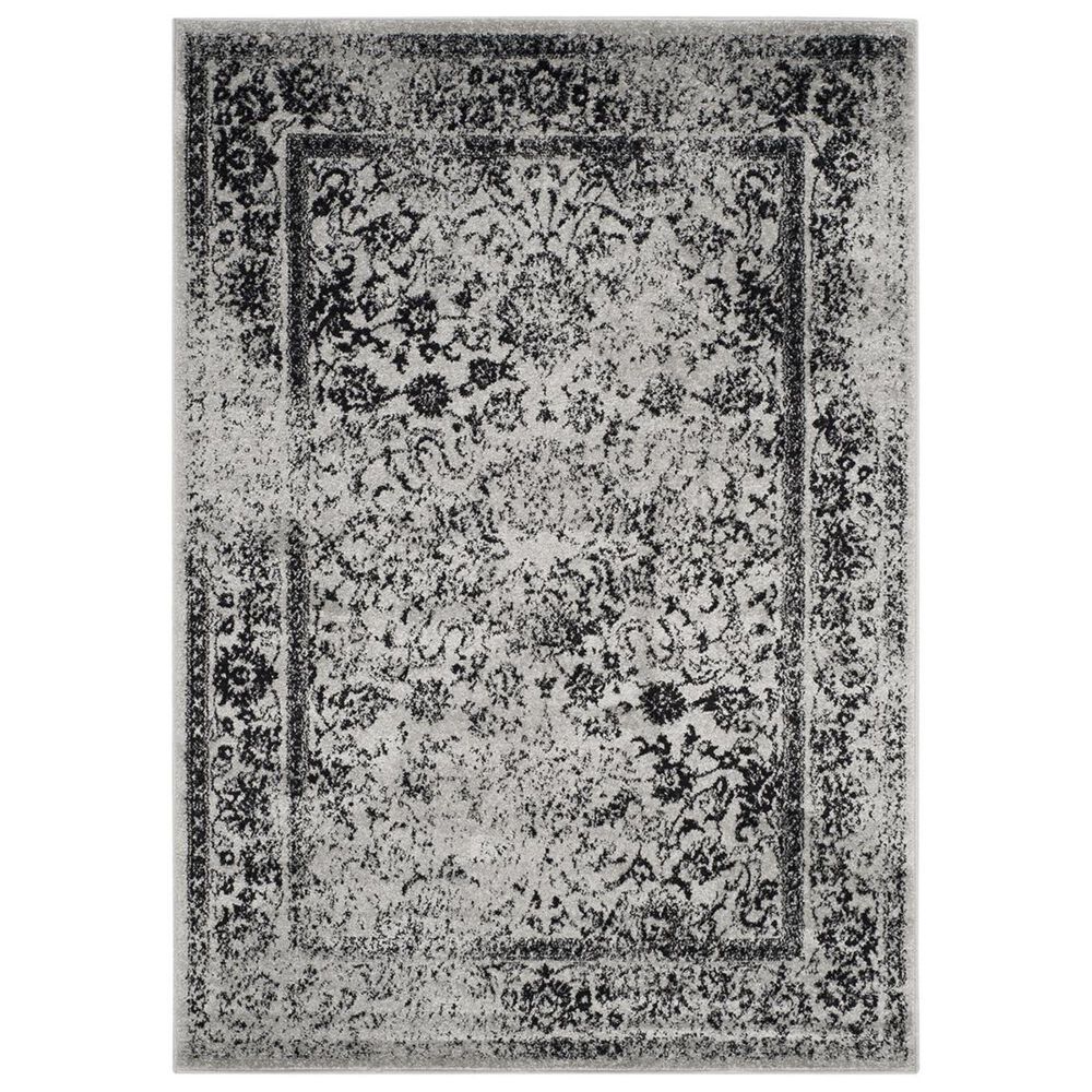 Safavieh Adirondack ADR109B-5 5"1" x 7"6" Grey/Black Area Rug, , large