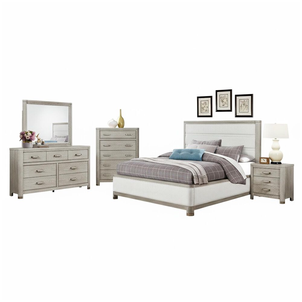 Sasha Lee Dresser and Mirror in Washed Oak, , large