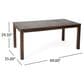 Hearth and Haven 3-Piece Outdoor Courtyard Table and Bench Set in Dark Brown, , large
