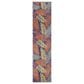 Nourison Aloha ALH18 2"3" x 8" Navy and Multicolor Indoor/Outdoor Runner, , large