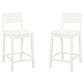 Linon Home Decor Devin Counter Stool in White (Set of 2), , large