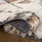 Loloi Levitt Shag 2"7" x 7"6" Ivory and Fiesta Runner, , large