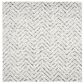 Safavieh Adirondack ADR104N-4SQ 4" x 4"  Ivory/Charcoal Square Rug, , large