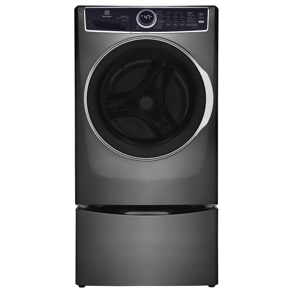 Electrolux 4.5 Cu. Ft. Front Load Washer and 8.0 Cu. Ft. Gas Dryer Laundry Pair in Titanium, , large