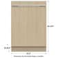 Fisher & Paykel 24" Built-In Bar Handle Dishwasher with 42 dBA in Panel Ready, , large