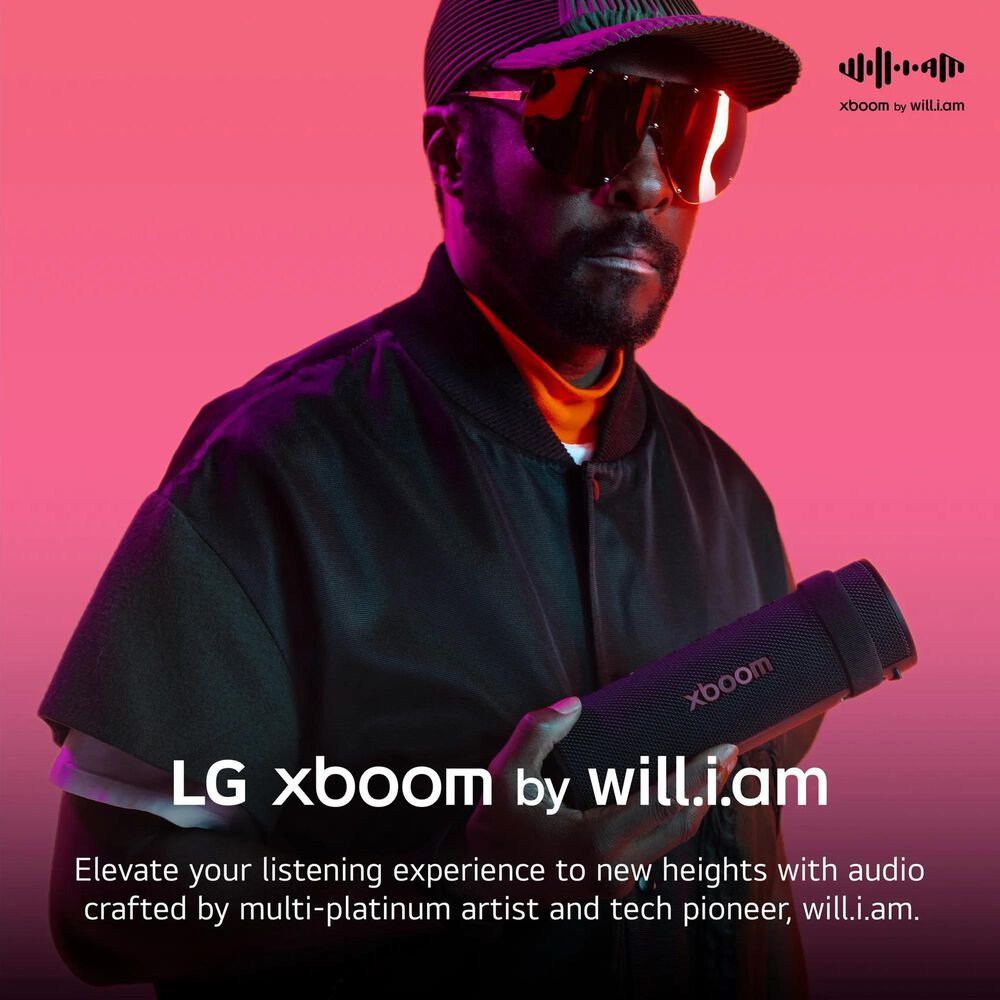 LG Xboom Grab Core Bluetooth Speaker in Black, , large