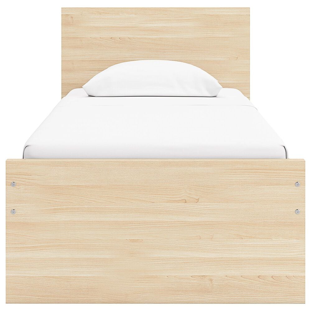 Ashley Onita Twin Panel Platform Bed in Natural, , large