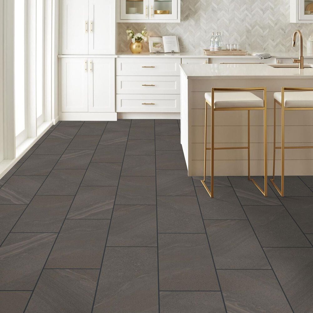 Shaw Lithoscape Black 12&quot; x 24&quot; Porcelain Tile, , large