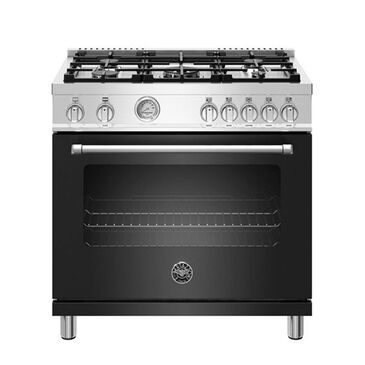 Bertazzoni Master Series Professional Gas Range in Matte Black, , large