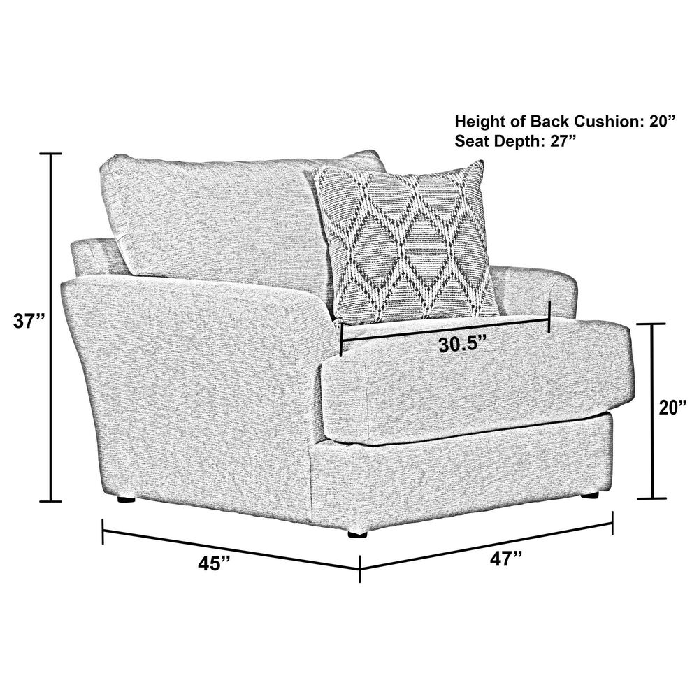 Jackson Furniture Howell Chair and a Half in Night, , large