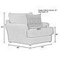 Jackson Furniture Howell Chair and a Half in Night, , large
