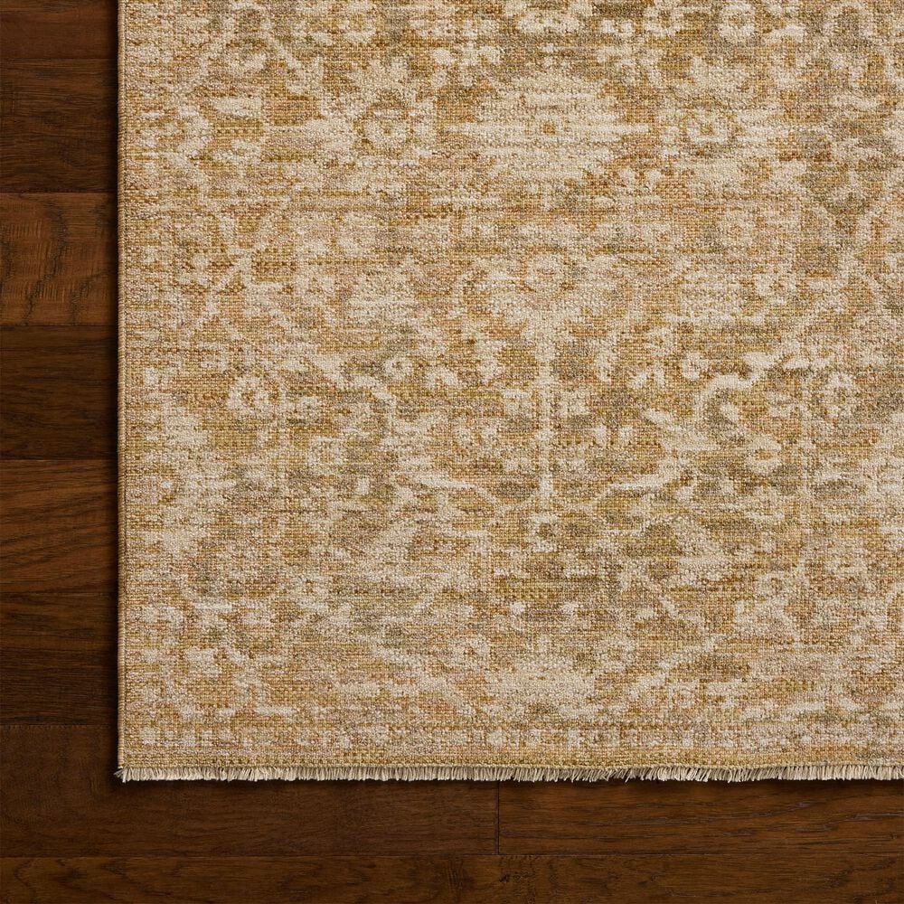 Loloi Elora Gold Natural 7'10" x 10'2" Area Rug, , large