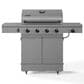 Tytus Anaheim and Emberwood 4-Burner Gas Grill and Grill Prep Cart in Gunmetal Gray, , large