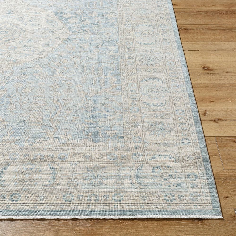 Surya Once Upon a Time Light Gray, Tan, Pale Blue, Gray, Denim and Medium Gray 9&#39;10&quot; x 12&#39;6&quot; Area Rug, , large