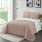 Duke Imports 3-Piece Jacquard Full/Queen Quilt Set in Latte Dots, , large