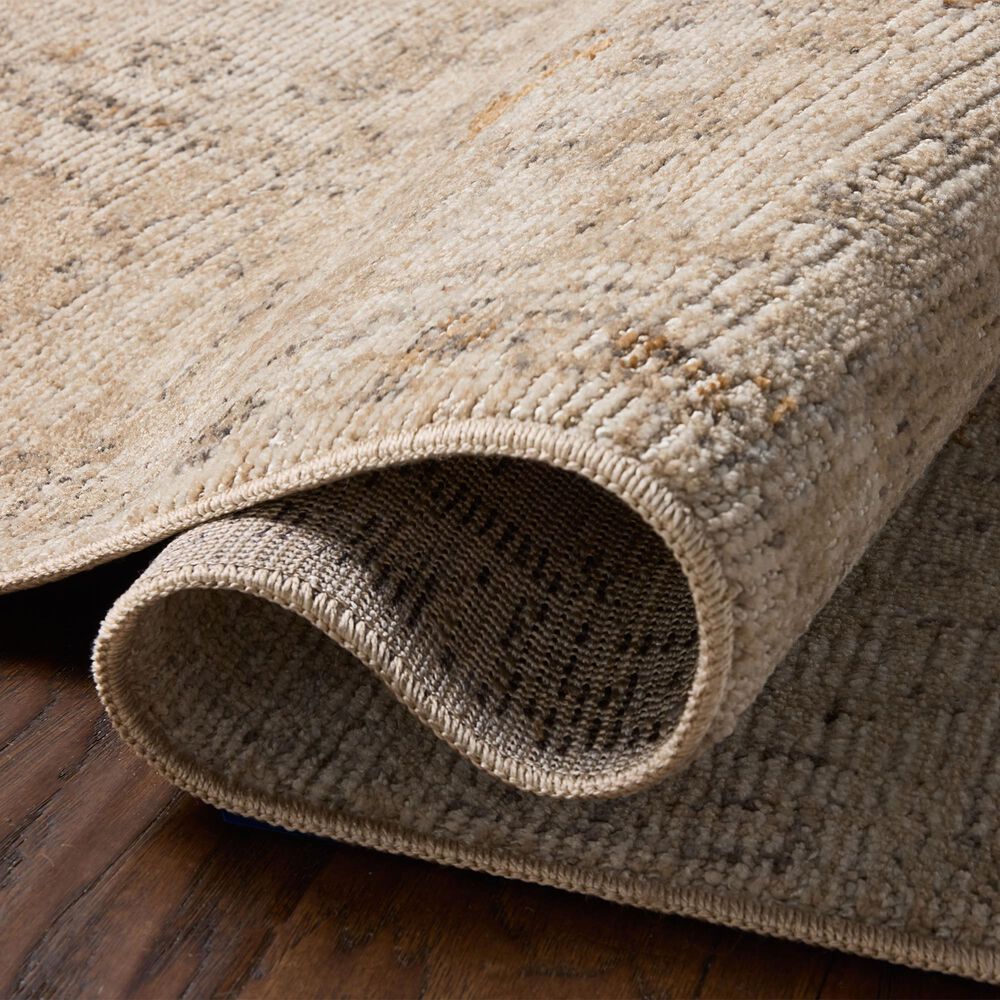 Loloi Milena Ivory and Sand 9'3" Round Area Rug, , large