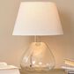 Jamie Young Flomar Blown Glass Table Lamp in Clear, , large