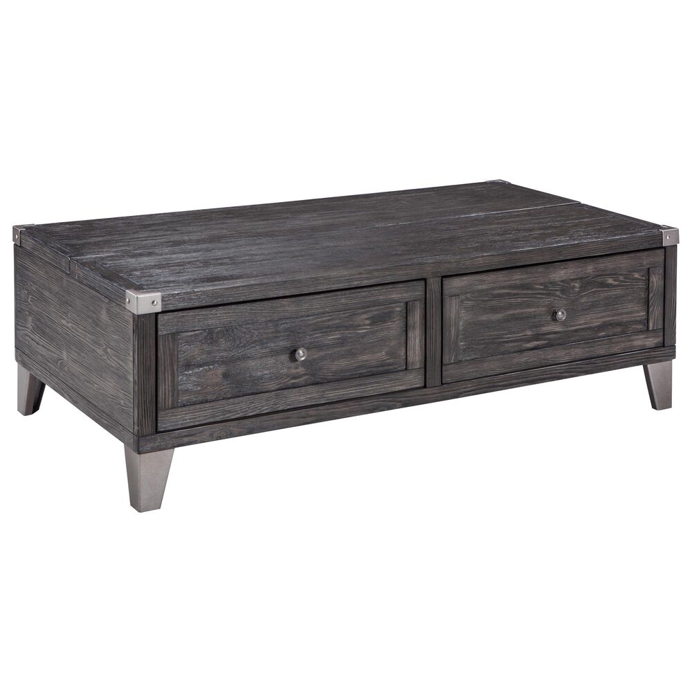 Ashley Todoe Lift Top Cocktail Table in Dark Gray, , large