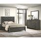 Crown Mark Valor 3-Piece King Bedroom Set in Gray, , large