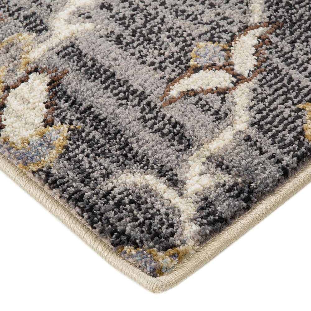 Amer Rugs Jordan 2&#39;7&quot; x 10&#39; Ivory and Blue Runner, , large