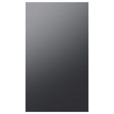 Samsung Bespoke 4-Door Flex Refrigerator Bottom Panel in Matte Black Steel, , large