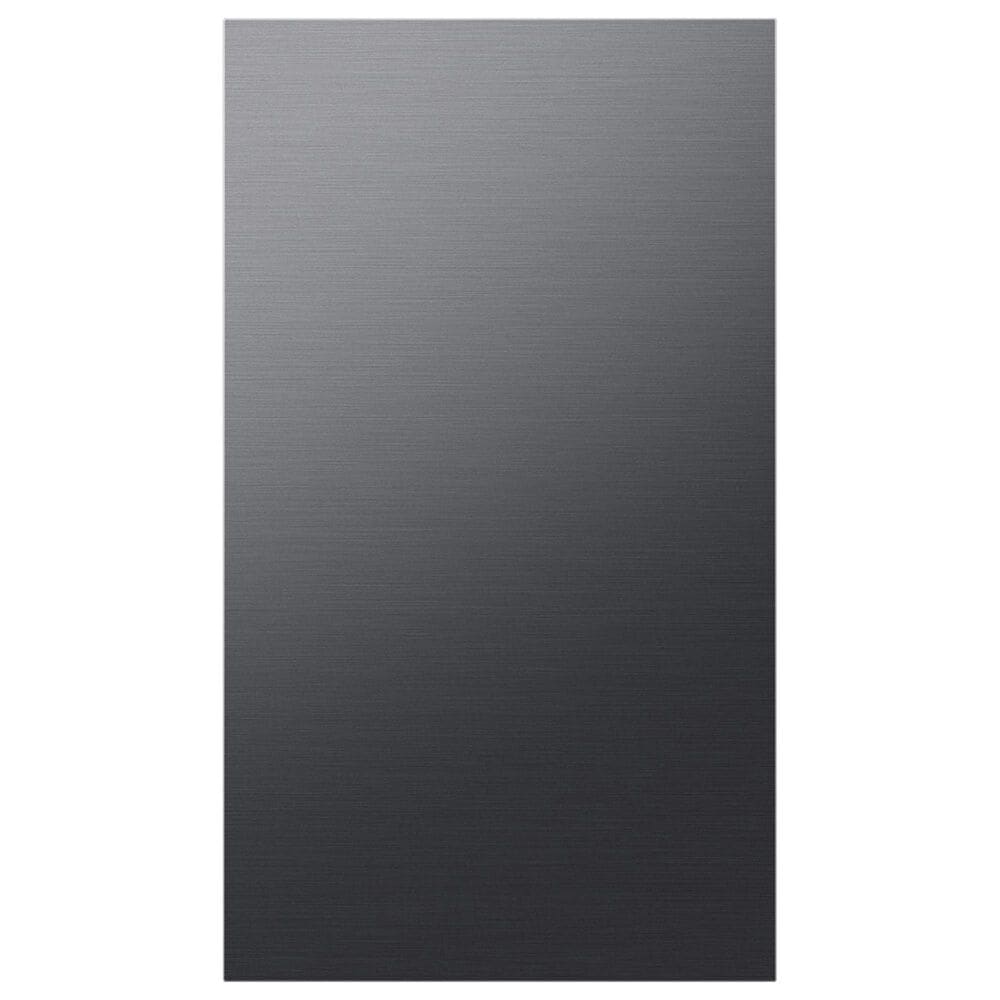 Samsung Bespoke 4-Door Flex Refrigerator Bottom Panel in Matte Black Steel, , large