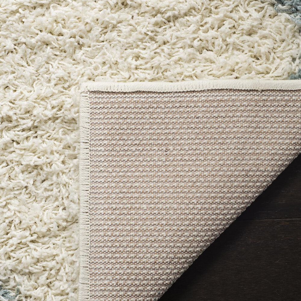 Safavieh Dallas Shag SGD257J-10 10&#39; x 14&#39; Ivory/Light Blue Area Rug, , large