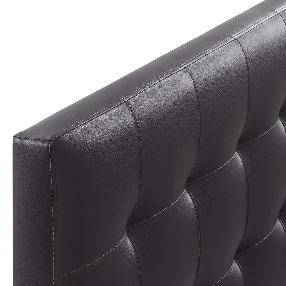Modway Lily Upholstered Vinyl King Headboard in Brown, , large
