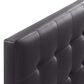 Modway Lily Upholstered Vinyl King Headboard in Brown, , large
