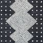Safavieh Micro-Loop MLP171H 2"3" x 7" Charcoal and Ivory Runner, , large