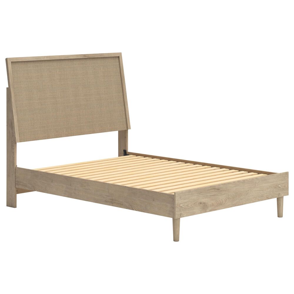 Ashley Cielden Full Platform Bed in Tan, , large