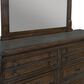 Sasha Lee Grand Teton 5 Piece Queen Bedroom Set in Warm Brown Oak, , large