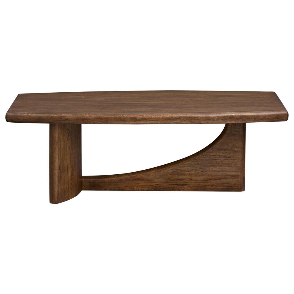 Nicolette Home Phoebe Rectangular Cocktail Table in Sienna Brown, , large