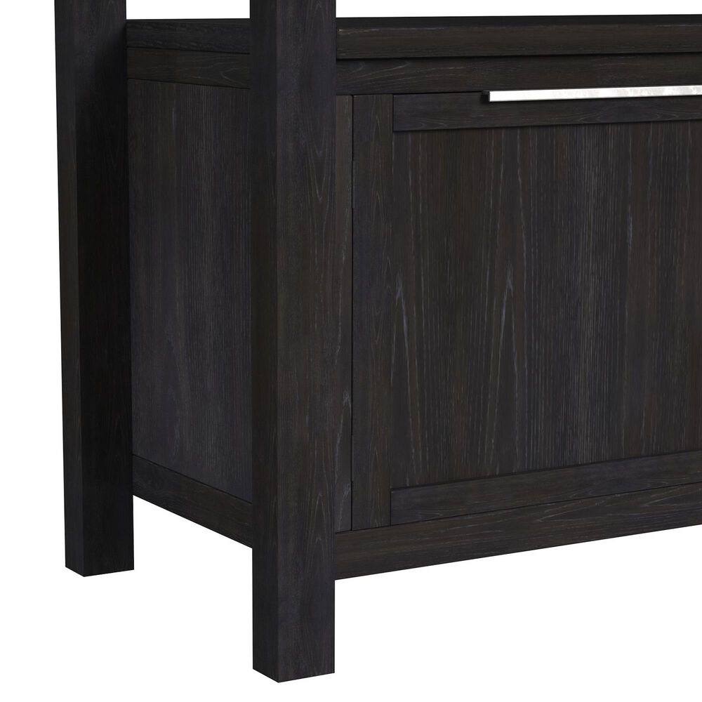 Mayberry Hill Transcend 6-Piece Rectangular Counter Height Dining Set in Charcoal, , large