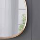 A&B Home Wayne 43" Curved Accent Wall Mirror in Brown, , large