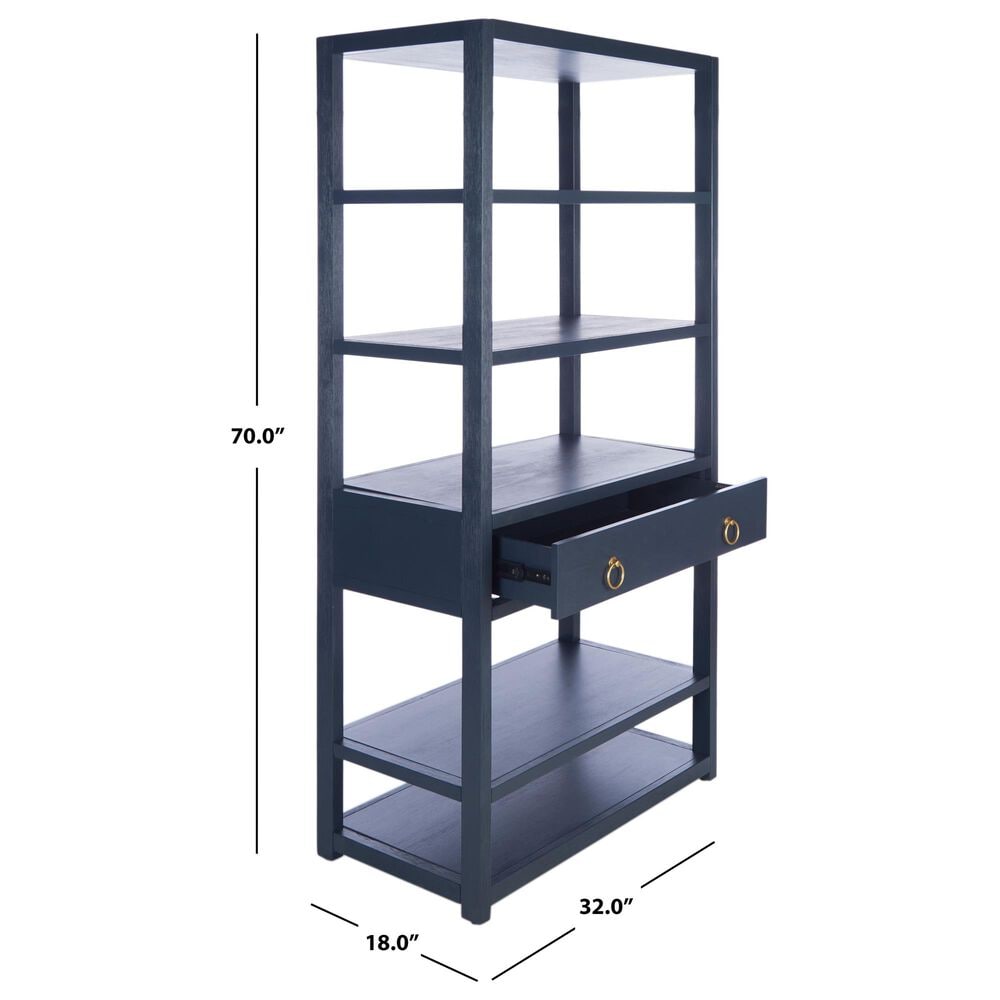 Safavieh Johni 5-Shelf Etagere in Navy, , large