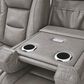 Ashley The Man-Den Power Reclining Sofa with Adjustable Headrest in Gray, , large