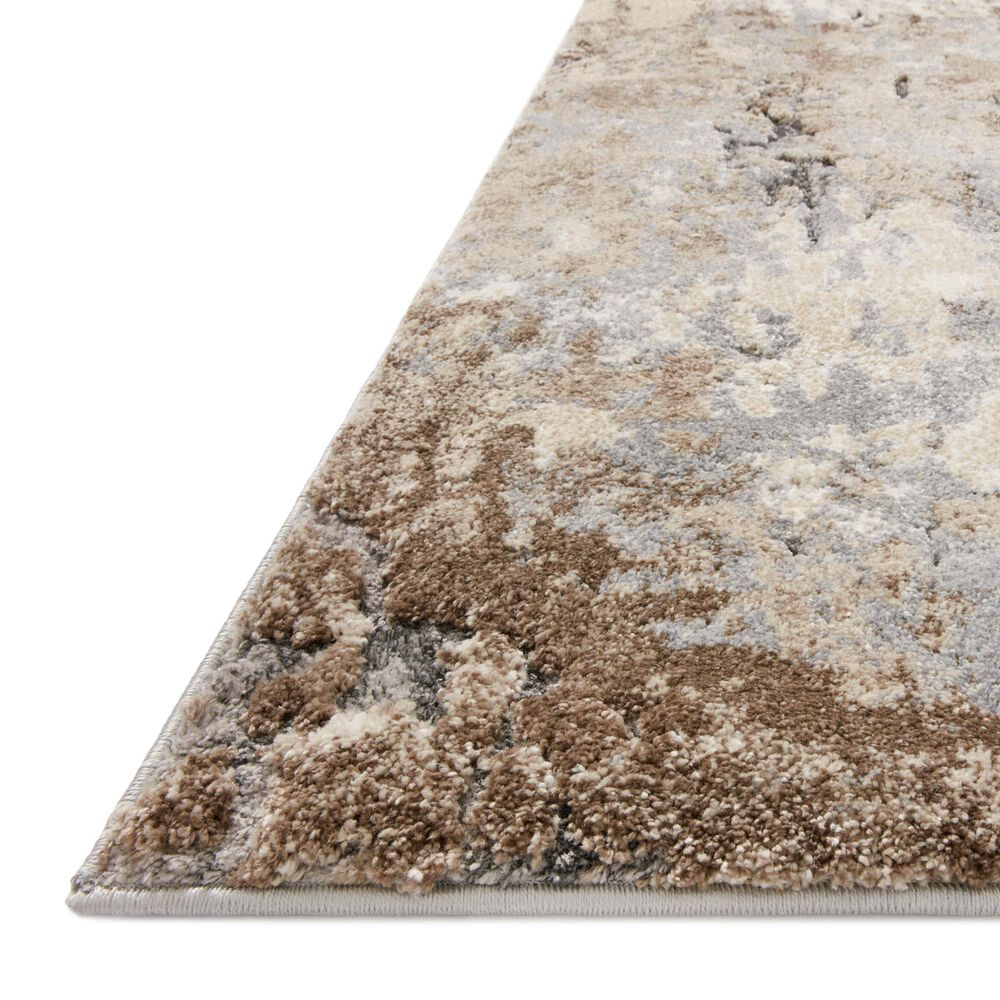 Loloi Theory Dove and Bark 2&#39;7&quot; x 10&#39;10&quot; Runner, , large