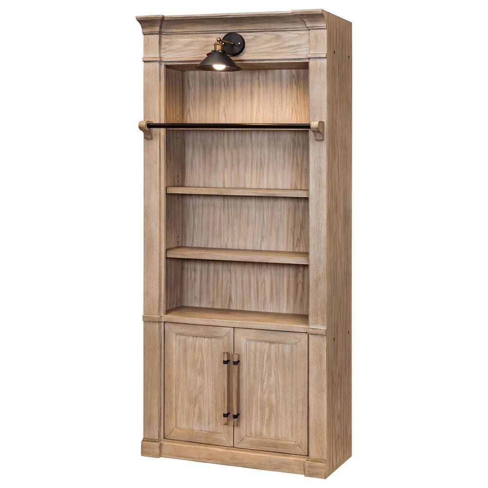 Wycliff Bay Willow Lane 4-Shelf Tall Bookcase in Natural Oak, , large