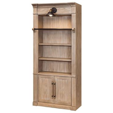 Wycliff Bay Willow Lane 4-Shelf Tall Bookcase in Natural Oak, , large