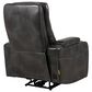 Oxford Furniture Power Home Theater Recliner with Power Headrest in Bolero Slate, , large