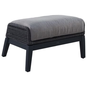 GatherCraft Cyrus Patio Ottoman with Cushion in Mystic Taupe, , large