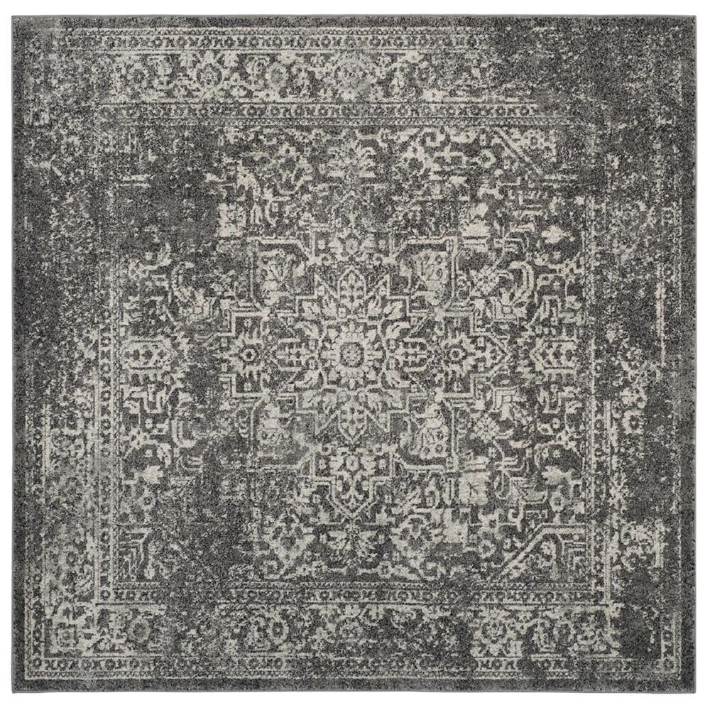 Safavieh Evoke EVK256D-5SQ 5"1" Square Grey/Ivory Area Rug, , large