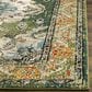 Safavieh Monaco MNC243F-26 2"2" x 6" Forest Green/Light Blue Runner, , large