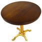 Carolina Chair and Table Elettra Adjustable Table in Elm and Gold, , large