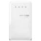SMEG 4.48 Cu. Ft. Freestanding Compact Refrigerator with Left Hinge in White, , large