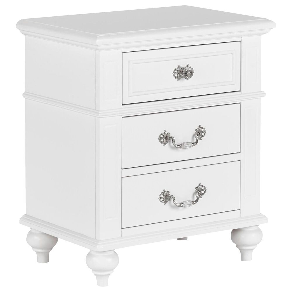 Mayberry Hill Alana 4-Piece Twin Bedroom Set in White Lacquer, , large