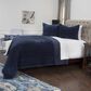 Rizzy Home Riviera Donny Osmond 20" x 36" King Sham in Indigo, , large
